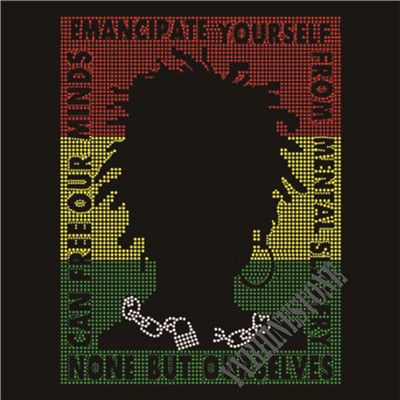 Emancipate yourself rhinestone transfer