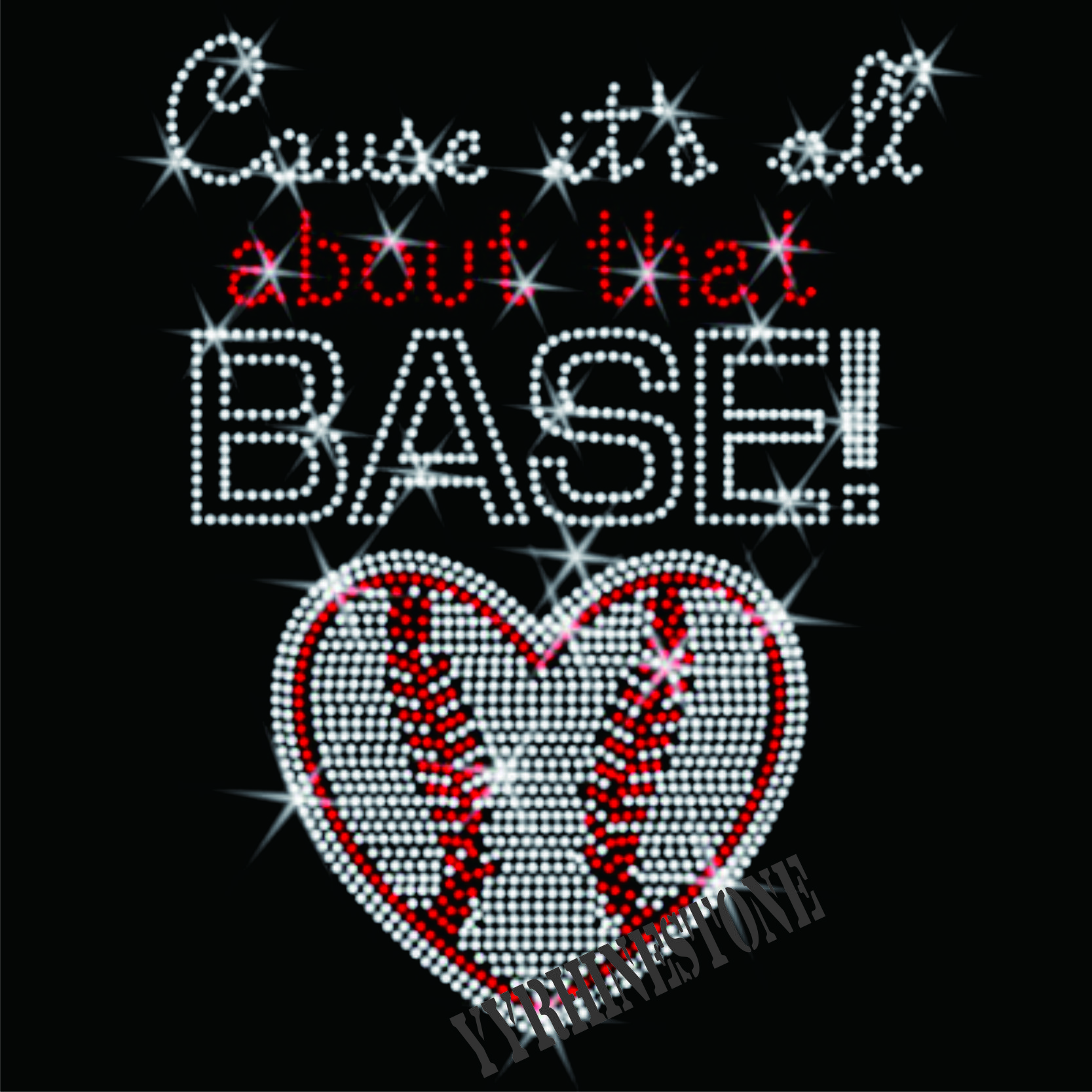 It's All about that Base Rhinestone Transfer