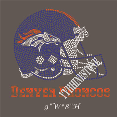 Denver Broncos sports rhinestone transfer